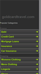 Mobile Screenshot of goldcardtravel.com